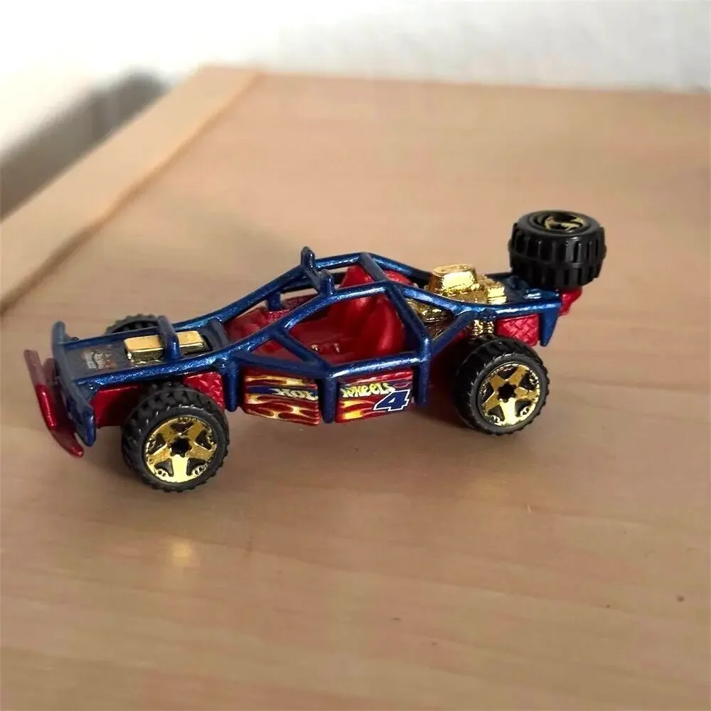 Vintage Hot Wheels 2000 Roll Cage Blue Diecast Car Alt Terrain 1:64 y2k